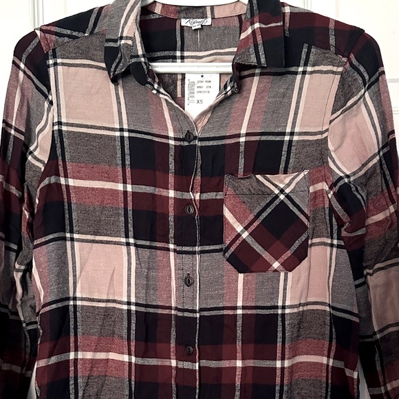 Kismet Button Down Plaid Shirt - Picture 2 of 6